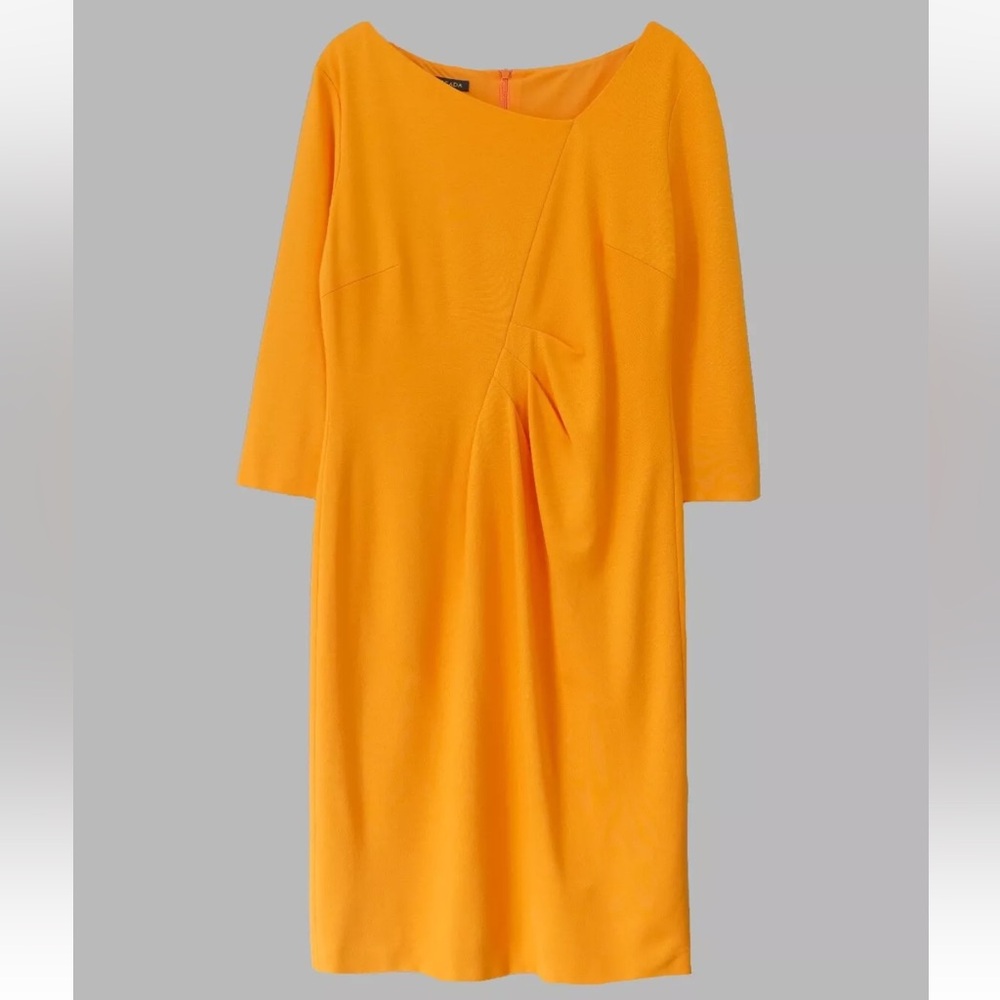 Escada Tulip Orange Dress Size‎ 40 (8-10)